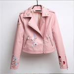 Pink pleather jacket