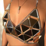 Nightclub Triangle Bikini Top